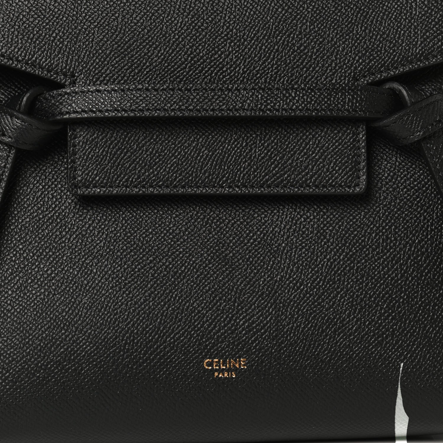 Celine Grained Calfskin Nano Belt Bag Black 7 of 11