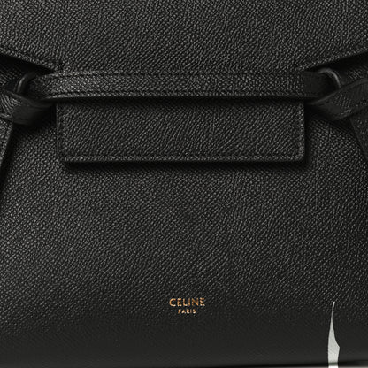 Celine Grained Calfskin Nano Belt Bag Black 7 of 11