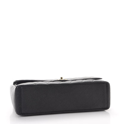 Chanel Caviar Quilted Maxi Double Flap Black 5 of 15