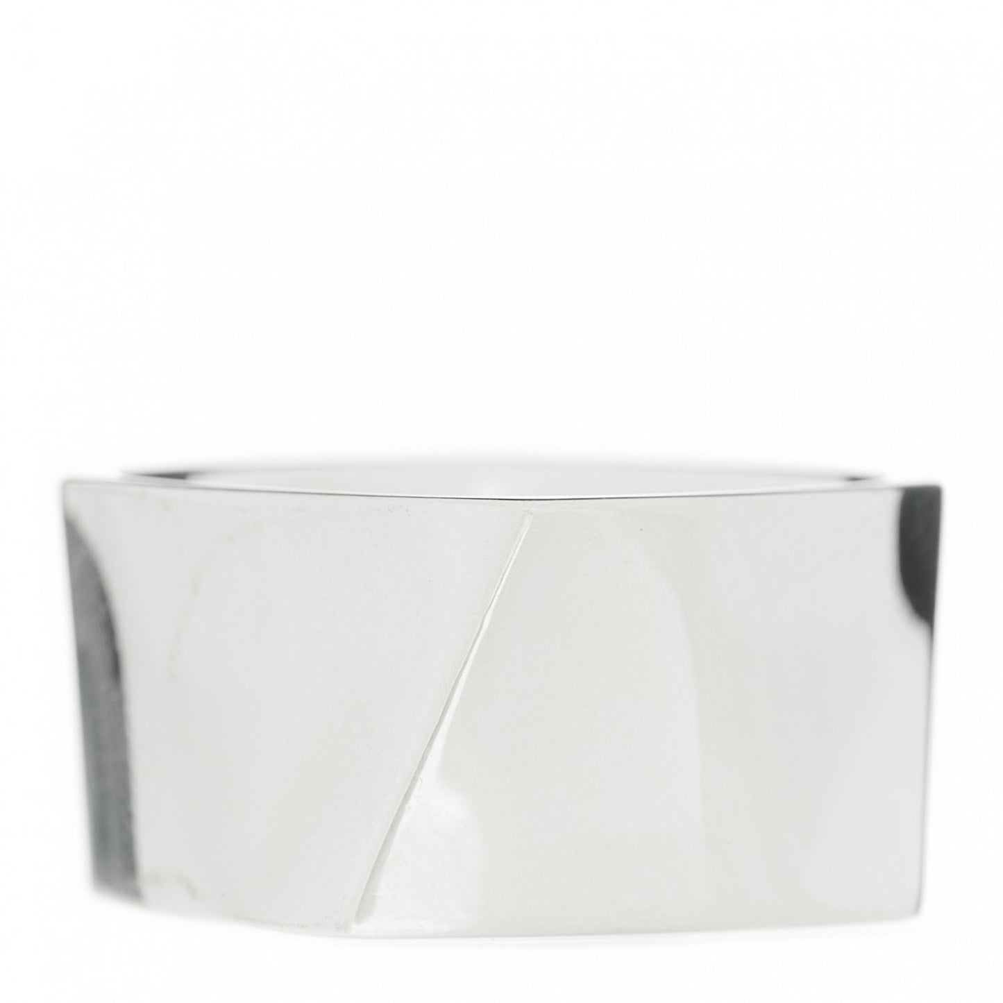 Sterling Silver Frank Gehry Torque Wide Band Ring 55 7.25