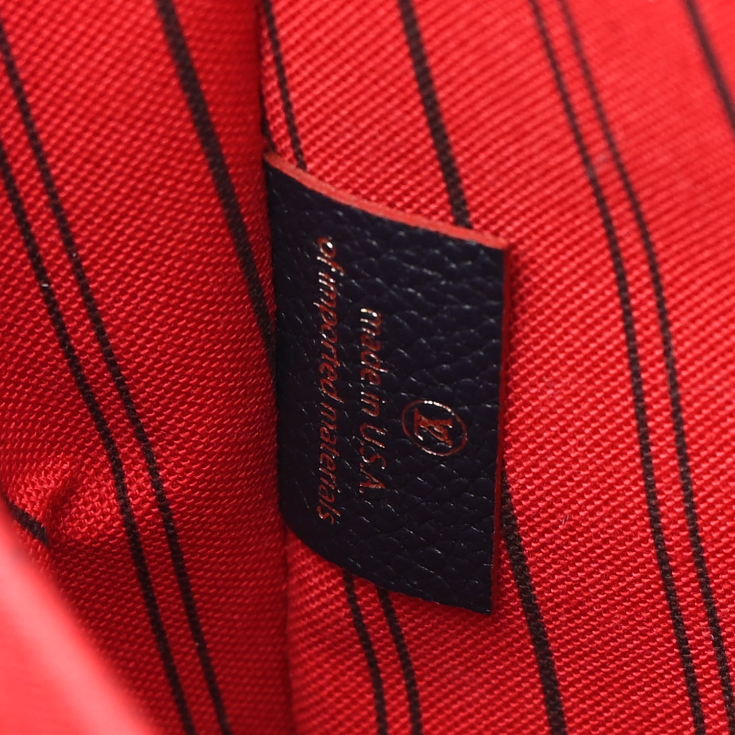 Louis Vuitton Empreinte Pochette Metis Marine Rouge 7 of 9