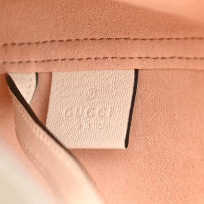 Gucci New Sakai Calfskin Lux Small Dahlia Tote Mystic White 7 of 12