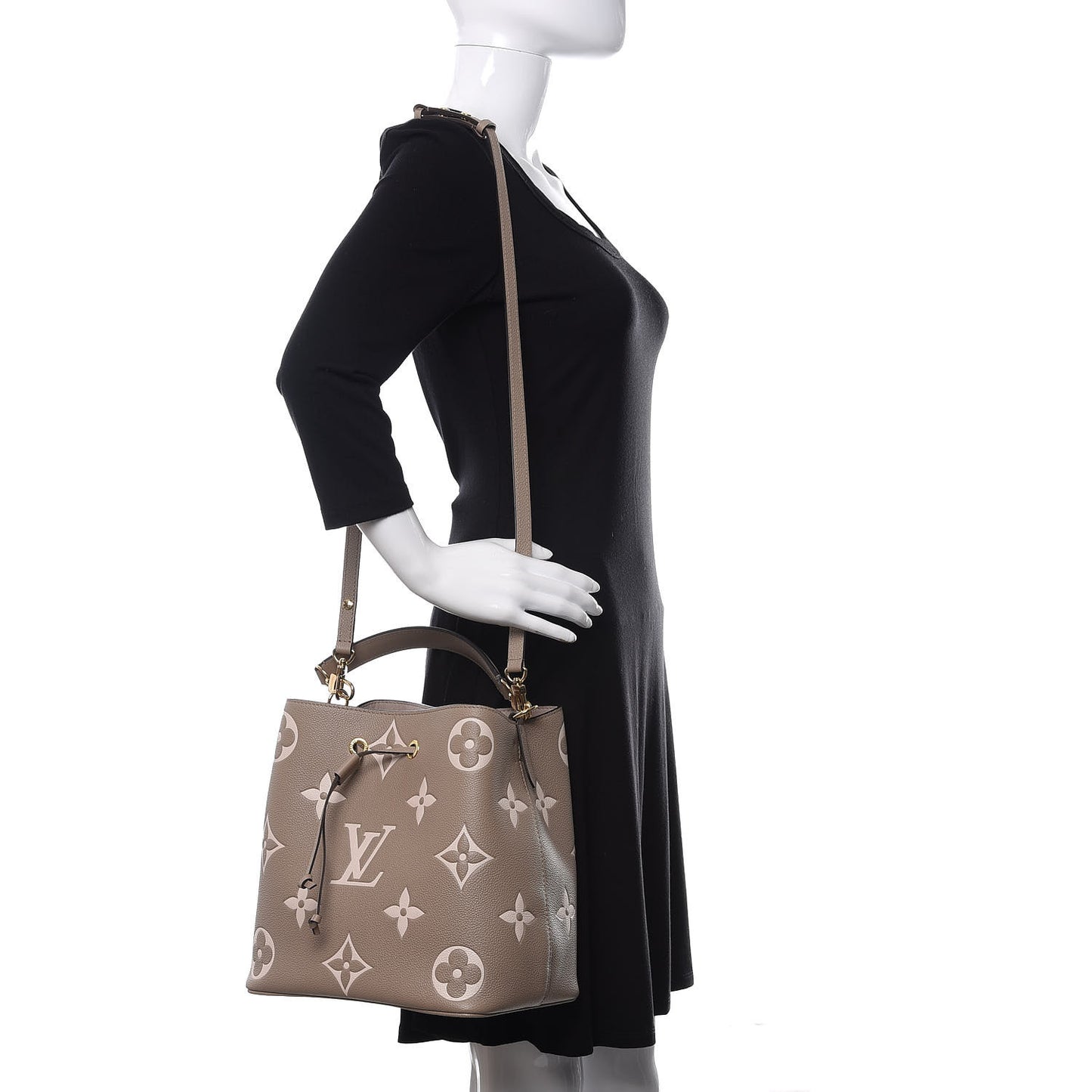 Empreinte Monogram Giant Neonoe MM Tourterelle Creme