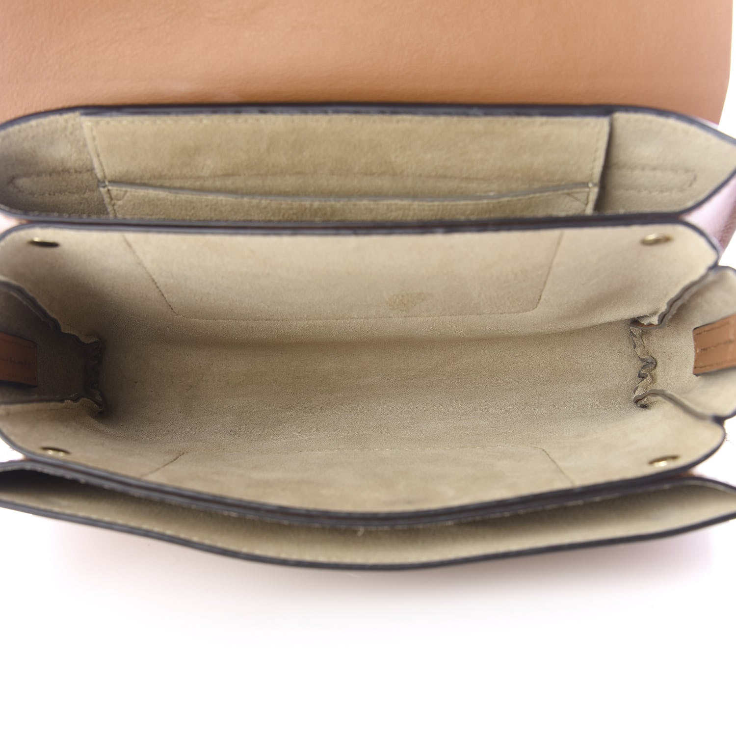 Chloe Suede Calfskin Small Faye Shoulder Bag Chestnut Brown 4 of 8