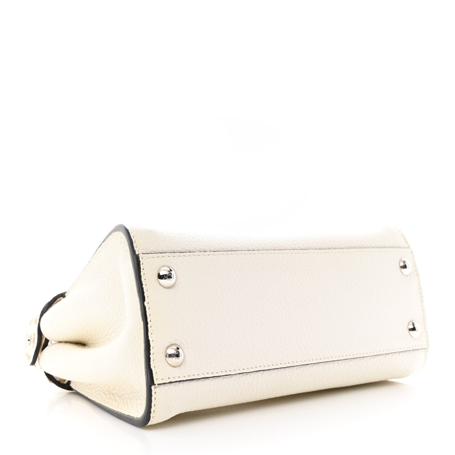 Fendi Cuoio Romano Snakeskin Selleria Mini Peekaboo Iconic Satchel