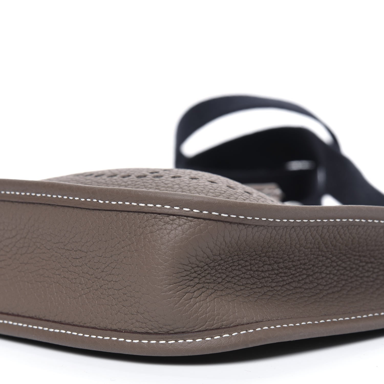 Hermes Taurillon Clemence Amazone Evelyne TPM Etoupe Bleu Indigo 10 of 11