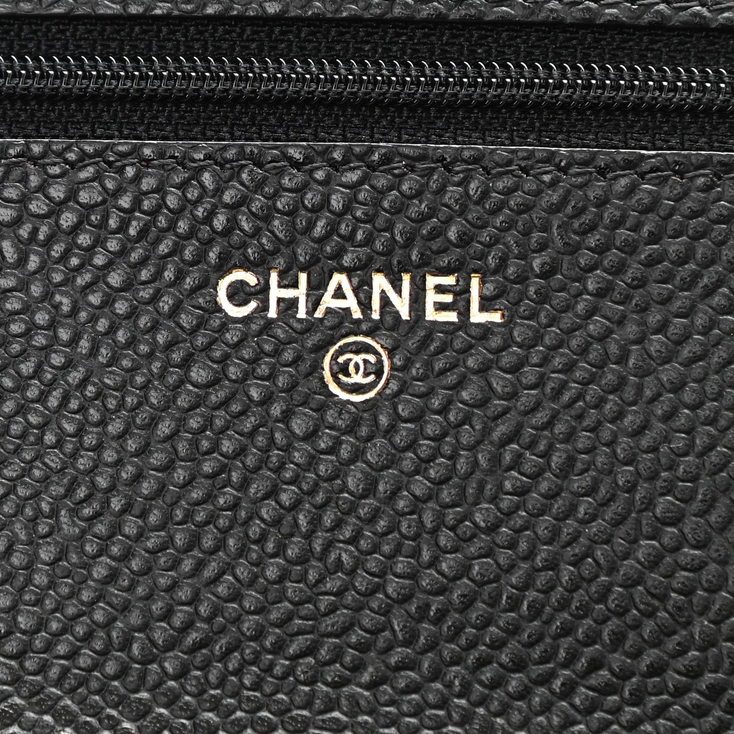 Chanel Caviar Quilted Wallet On Chain WOC Black 7 of 12