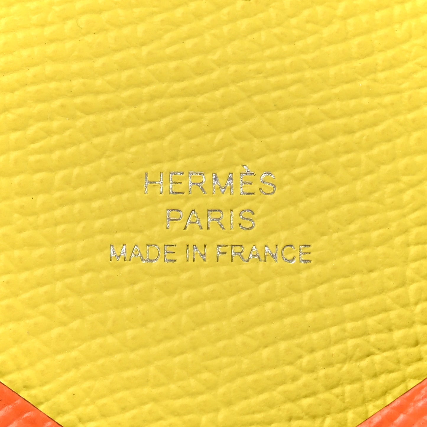 Epsom Verso Calvi Card Case Orange Lime