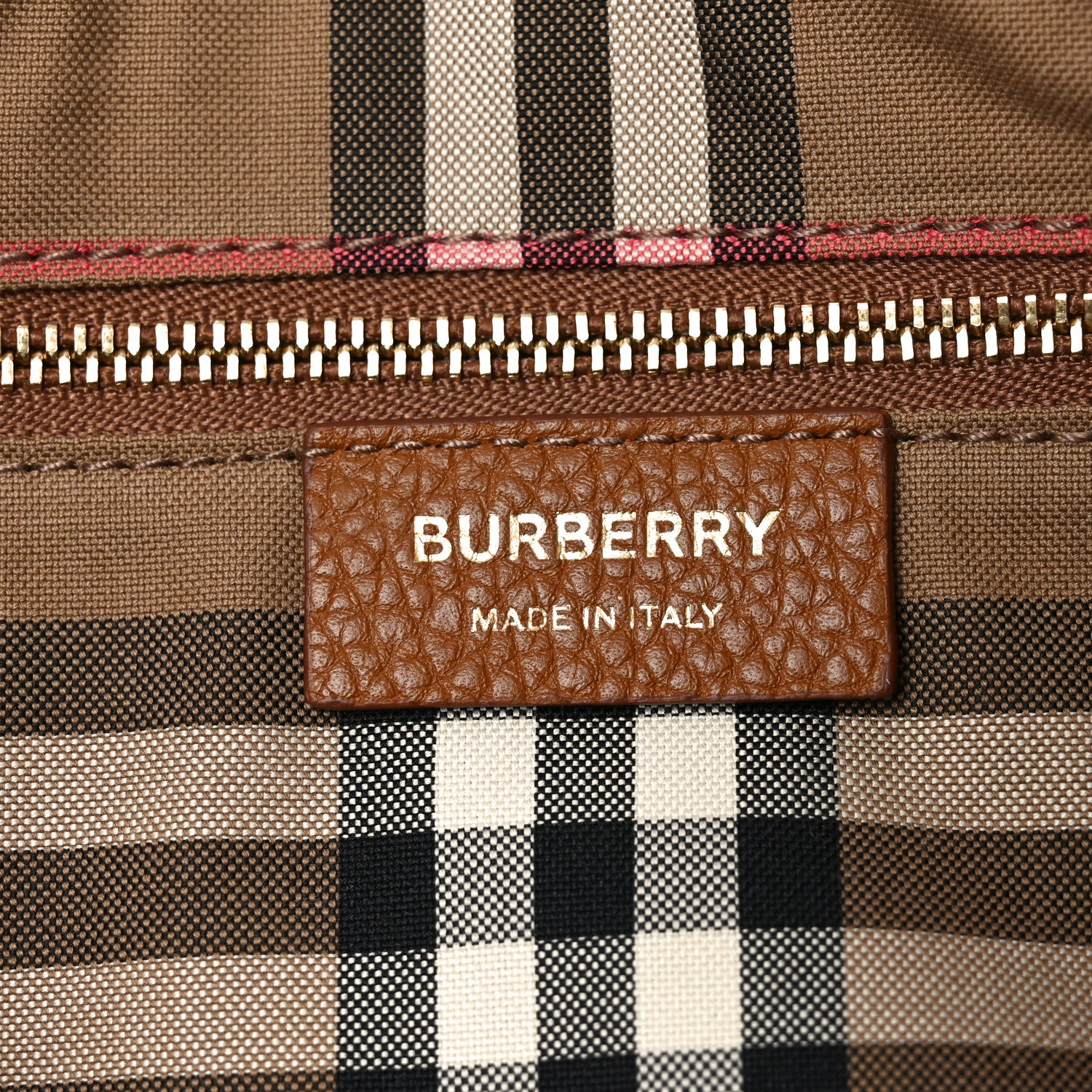 Burberry Grained Calfskin All Soft Sling Shoulder Bag Brown 6 of 10