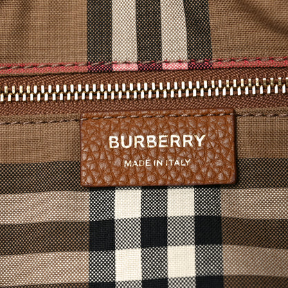 Burberry Grained Calfskin All Soft Sling Shoulder Bag Brown 6 of 10