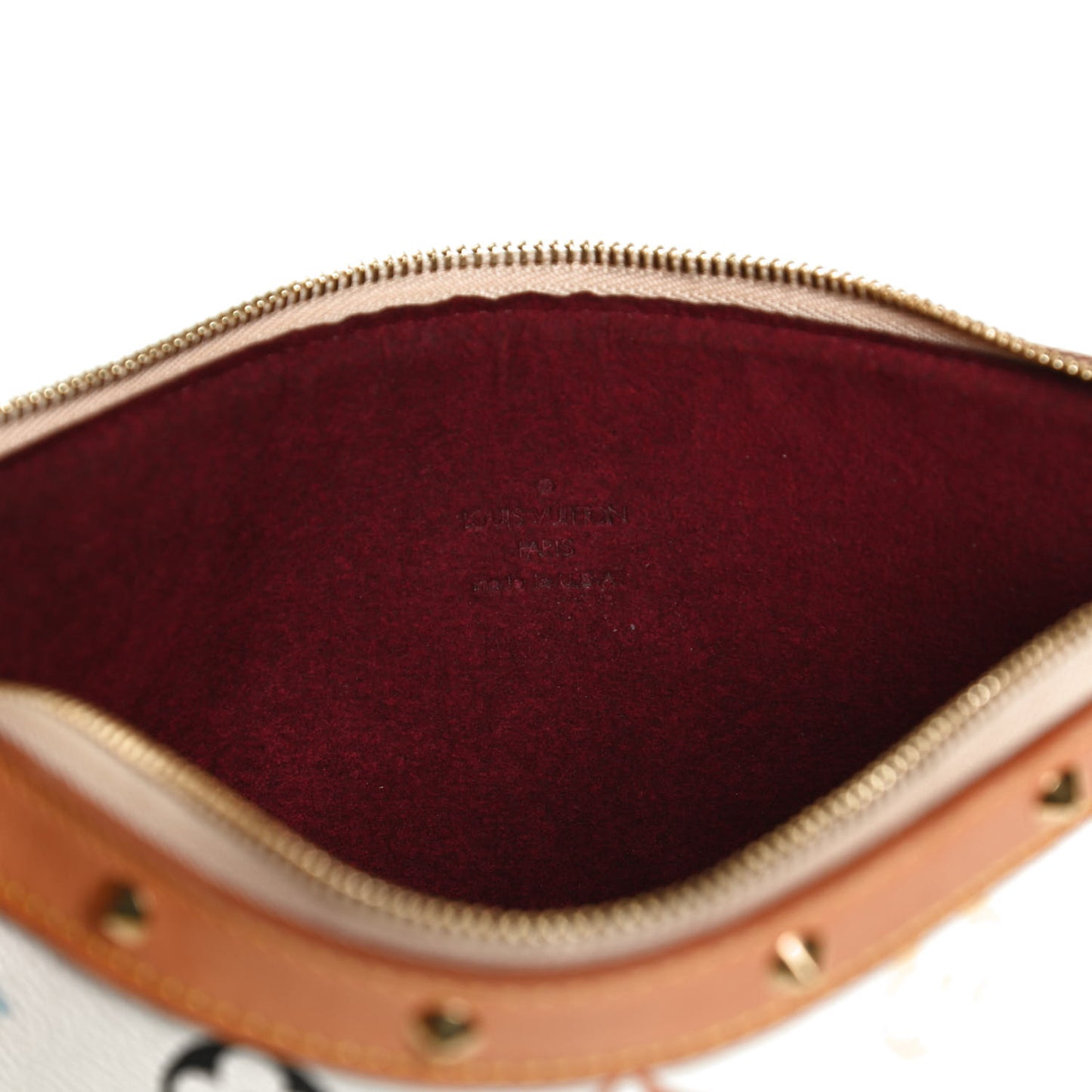 Monogram Multicolor Pochette Accessories White