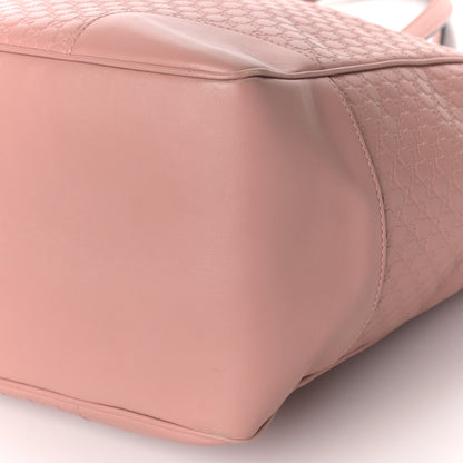 Gucci Microguccissima Bree Zippered Tote Soft Pink 8 of 8