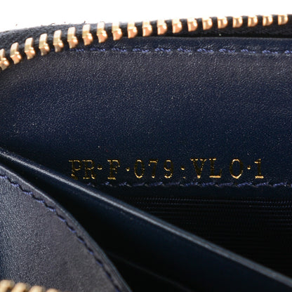 Valentino Garavani Calfskin Rockstud Zip Around Wallet Marine 9 of 11