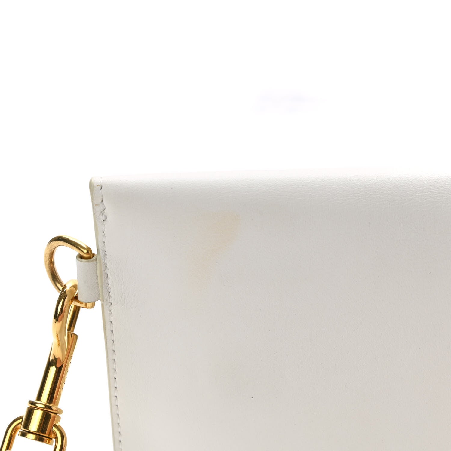 Celine Smooth Calfskin Travel Clutch White 11 of 11