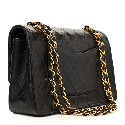 Chanel Lambskin Quilted Medium Double Flap Black 3 of 10