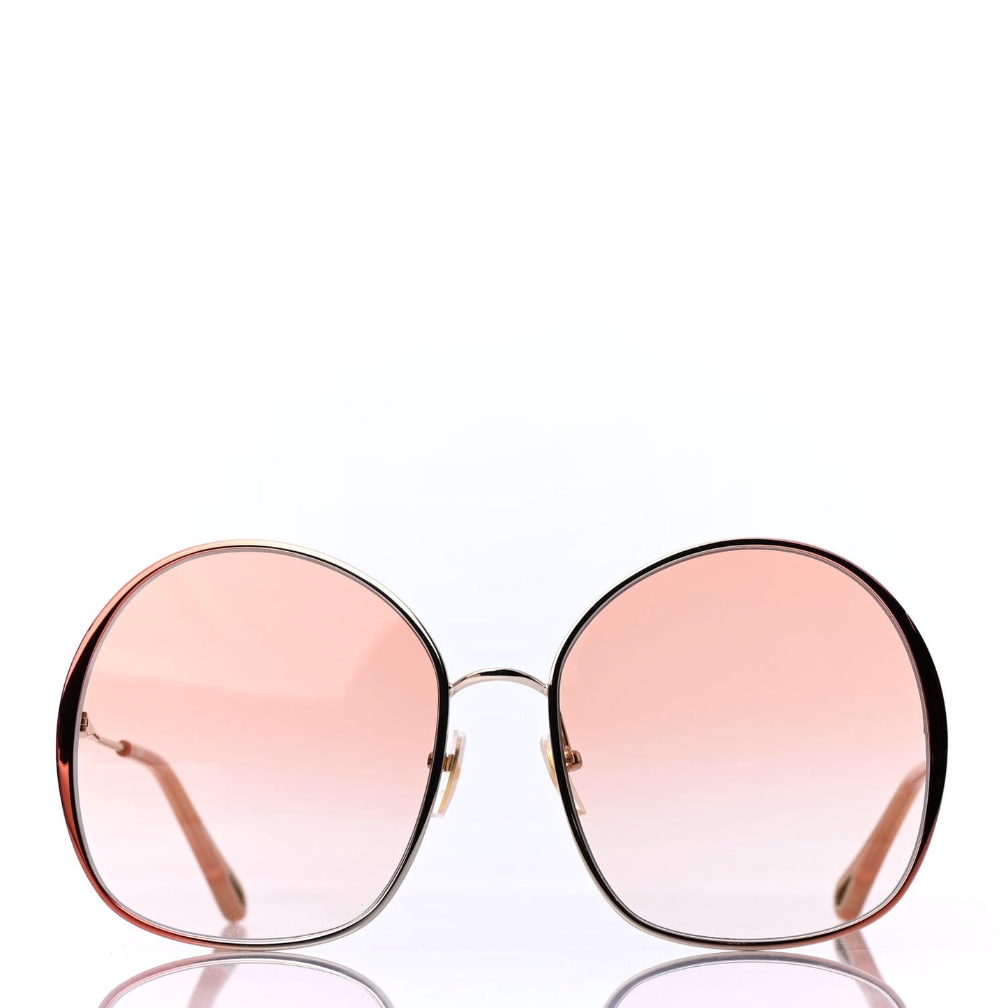 Metal Irene Oval Sunglasses CH0014S Pink