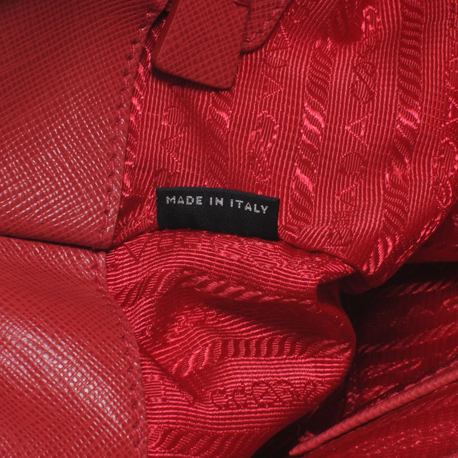 Prada Saffiano Lux Tote Fuoco 9 of 9