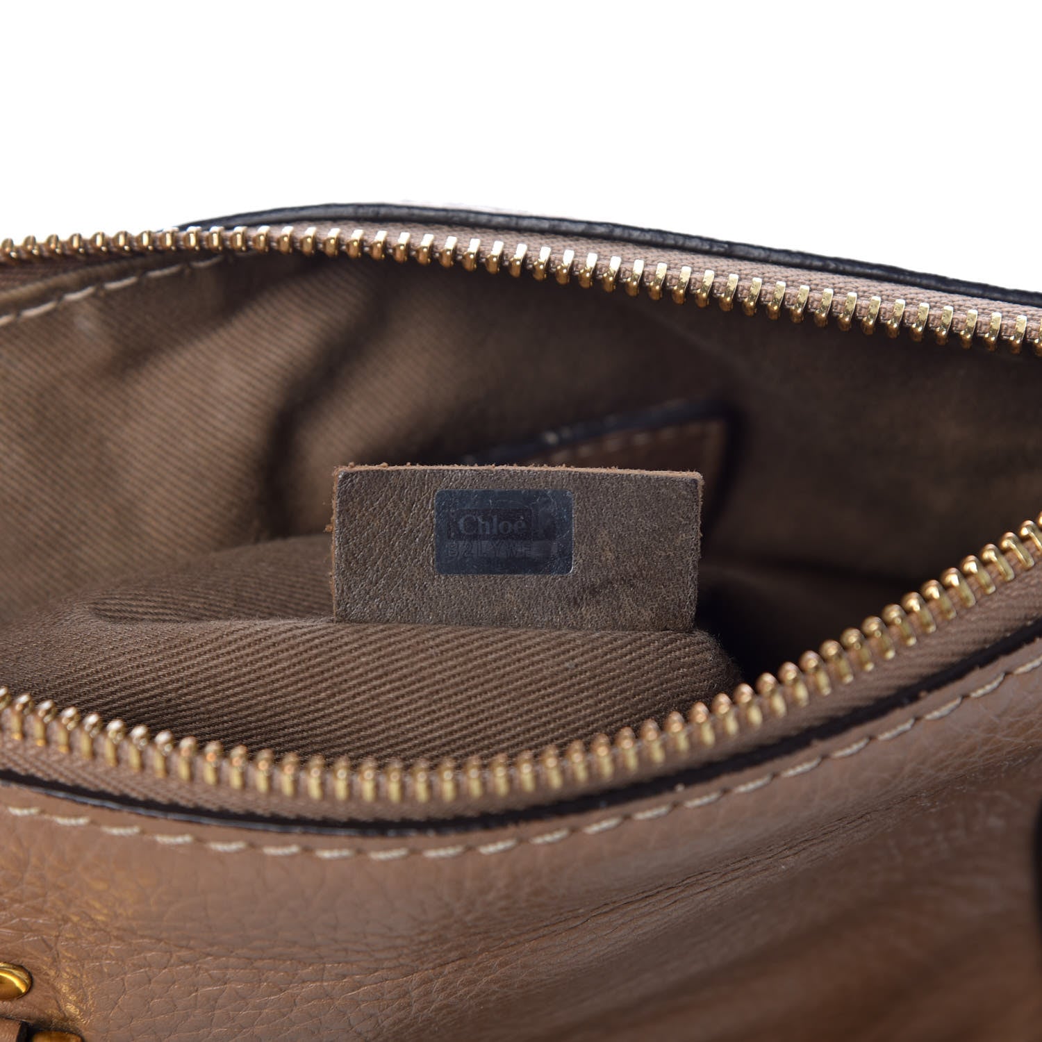 Chloe Calfskin Baby Marcie Satchel Nut 8 of 13