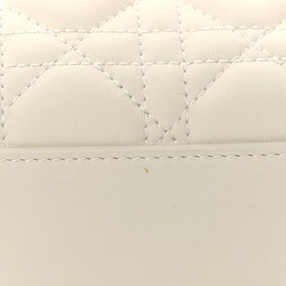 Christian Dior Ultra Matte Calfskin Cannage Mini Lady Dior White 10 of 13