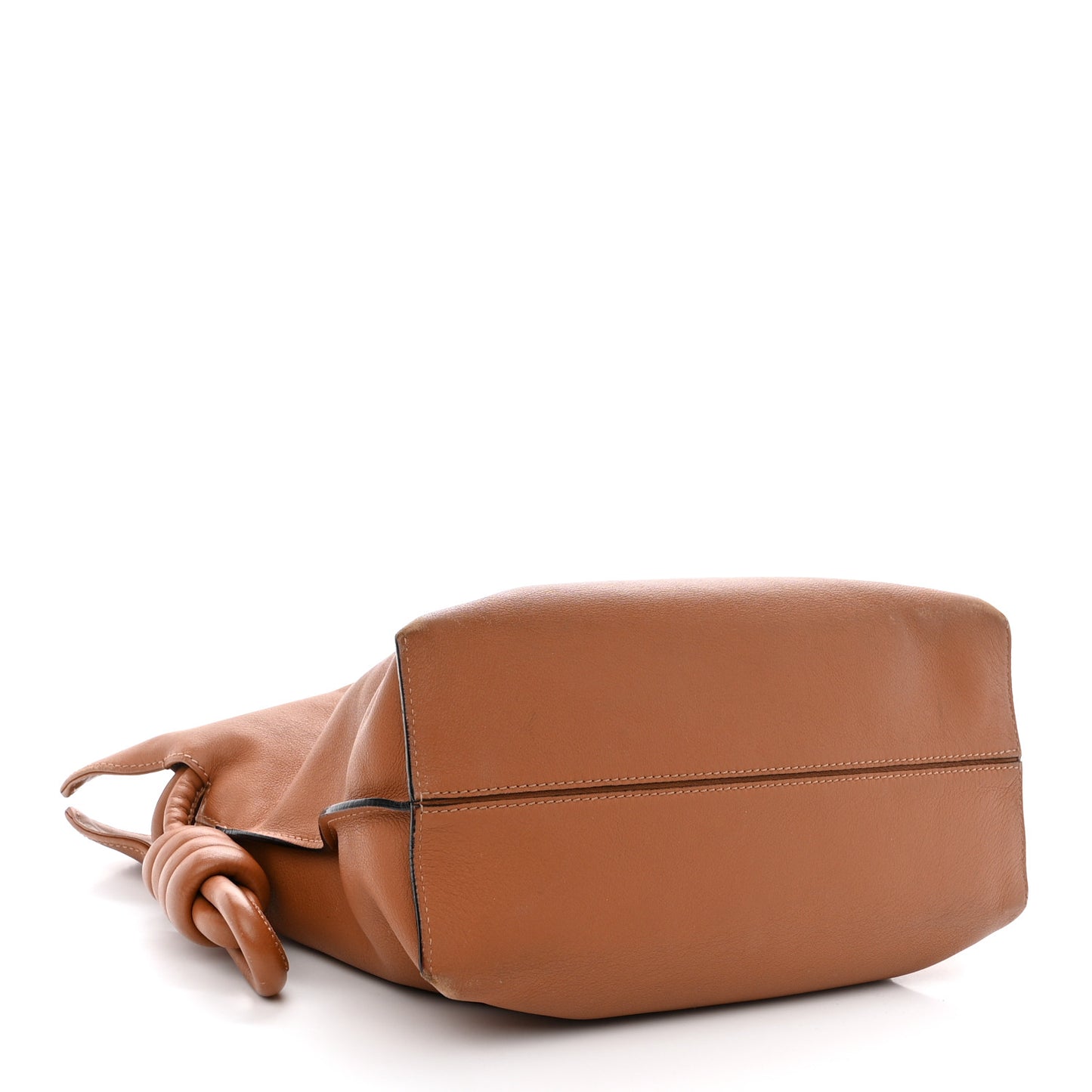 Nappa Medium Flamenco Knot Bag Tan