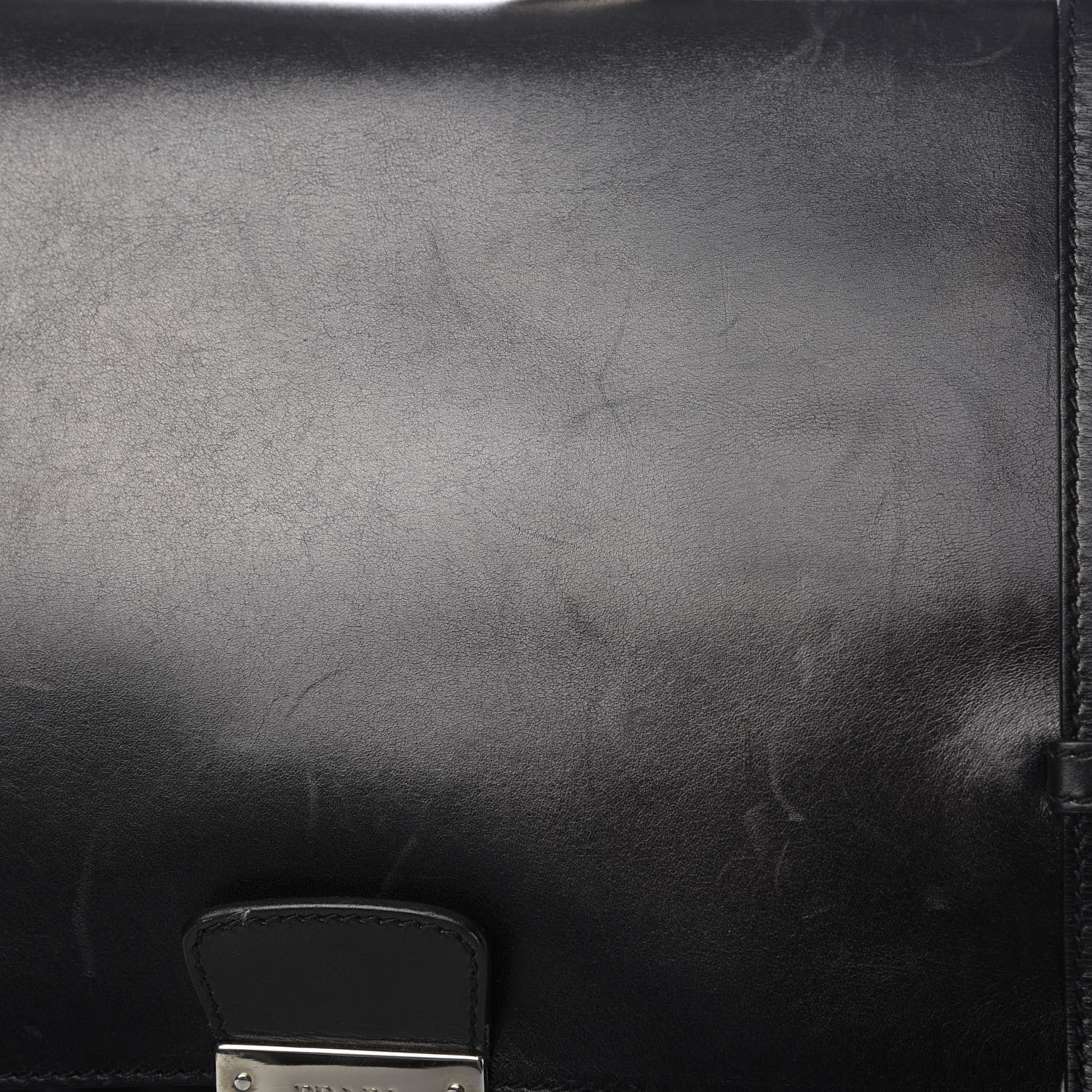 Prada Soft Calfskin Tessuto Nylon Travel Bag Black 19 of 20