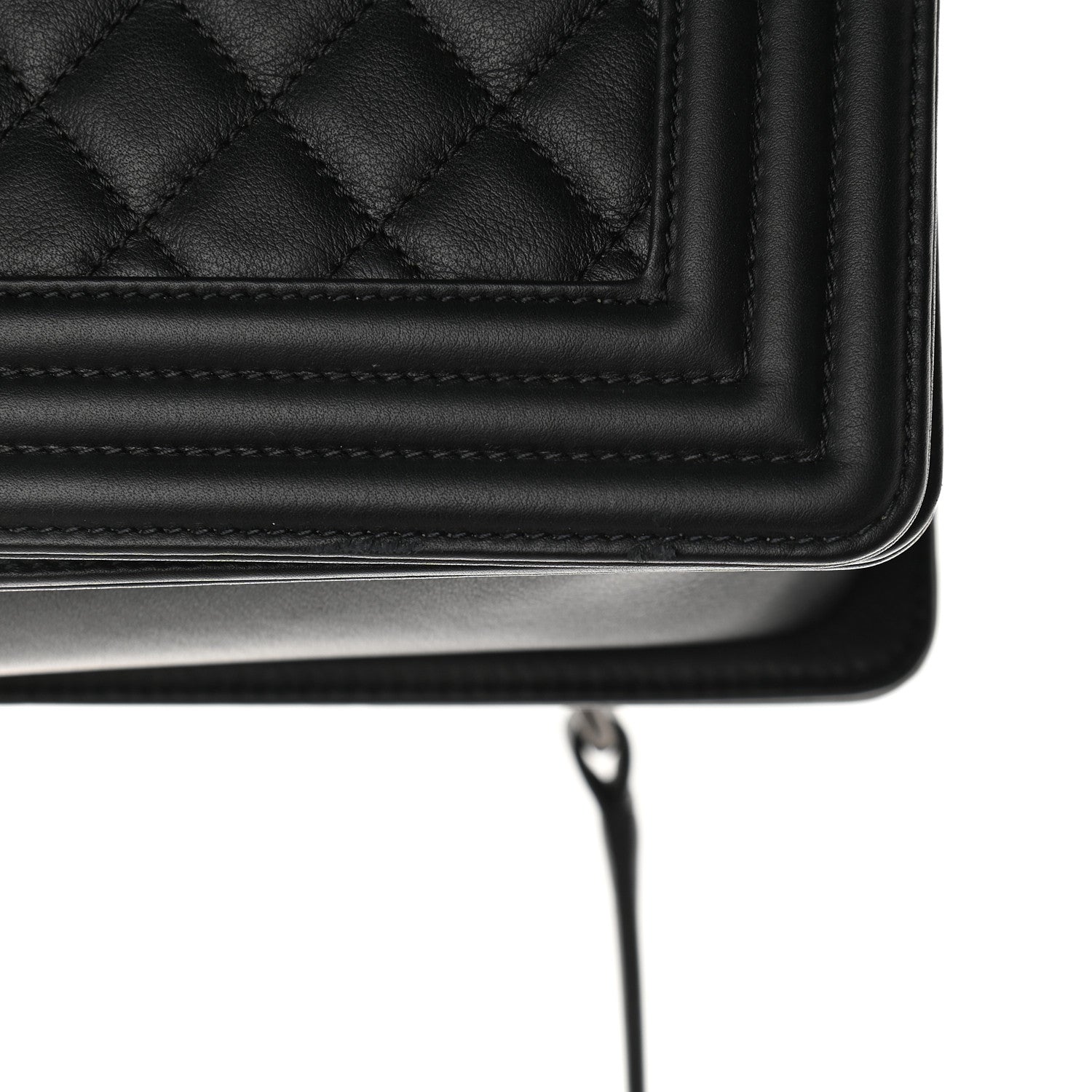 Chanel Calfskin Quilted New Medium Boy Flap Black 10 of 10