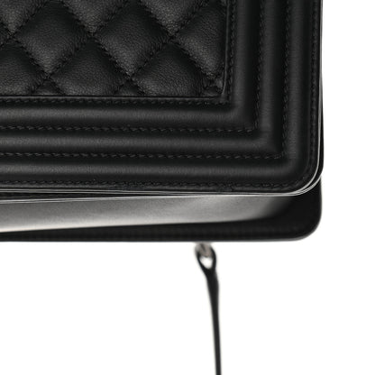 Chanel Calfskin Quilted New Medium Boy Flap Black 10 of 10
