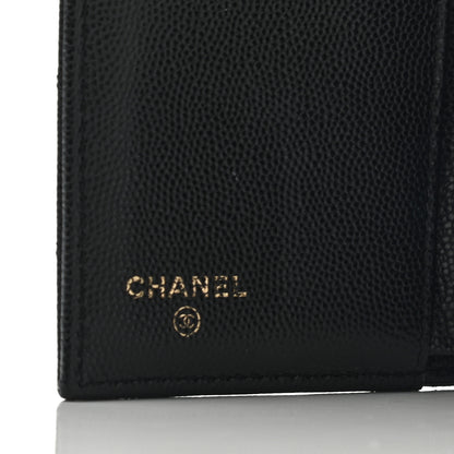 Chanel Caviar Quilted Reissue Compact Wallet Black 6 of 7