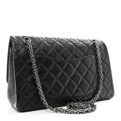 Chanel Aged Calfskin Quilted 2.55 Reissue 226 Flap Black 3 of 10