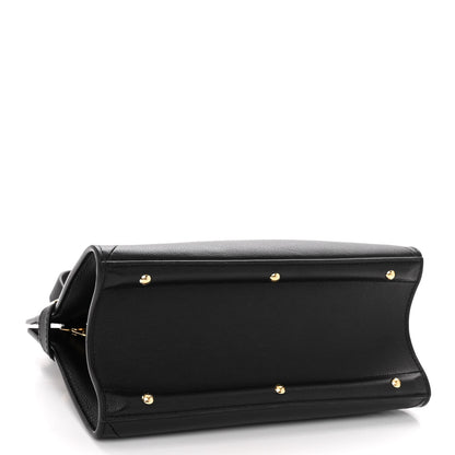 Louis Vuitton Calfskin Steamer PM Black 4 of 10
