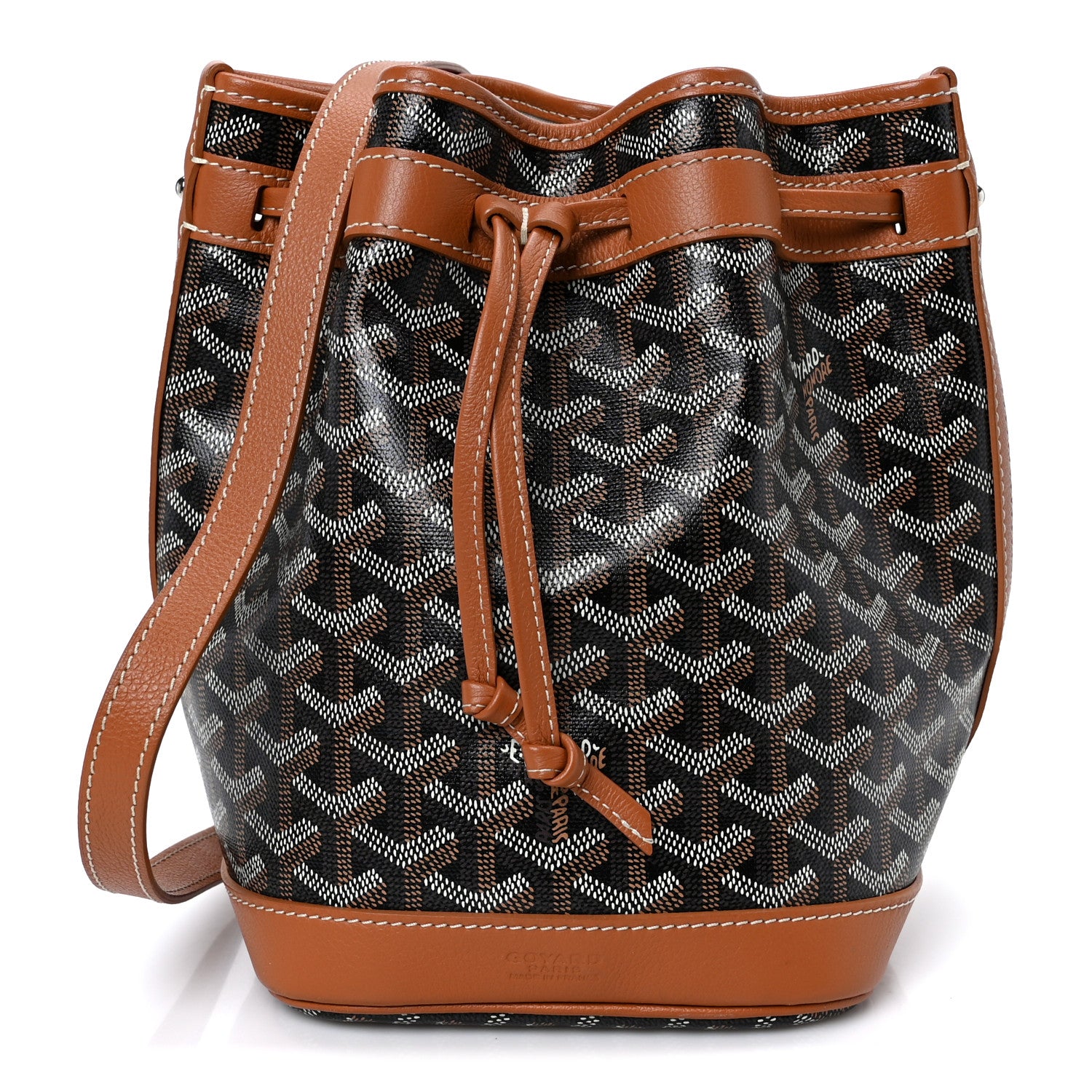 Goyard Goyardine Petit Flot Black Gold 1 of 8