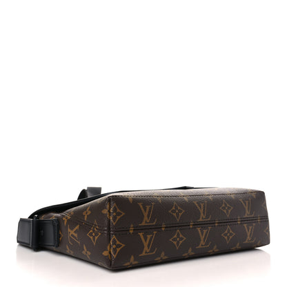 Louis Vuitton Monogram Macassar Magnetic Messenger 4 of 8
