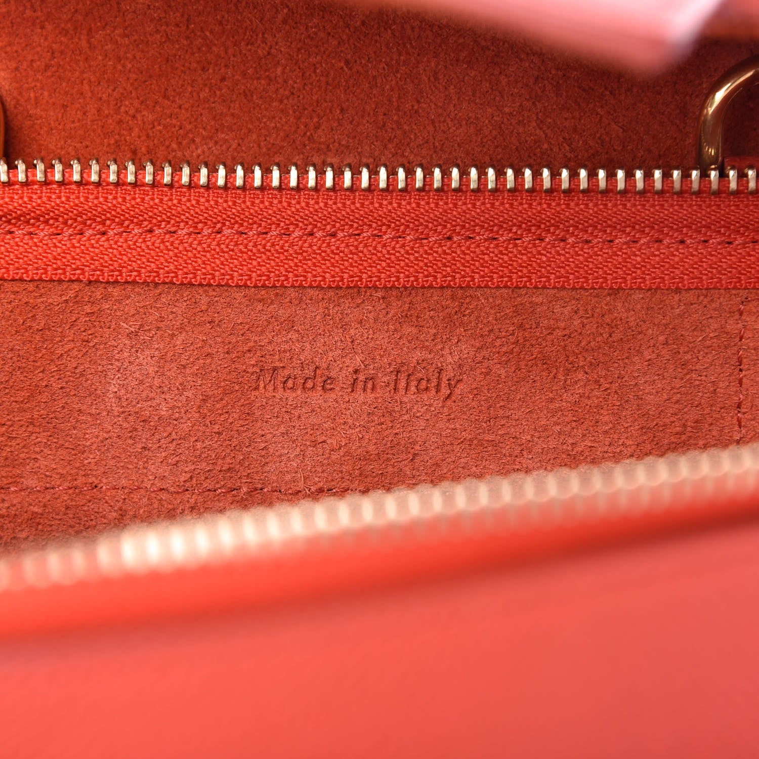 Celine Grained Calfskin Nano Belt Bag Carnelian 9 of 9