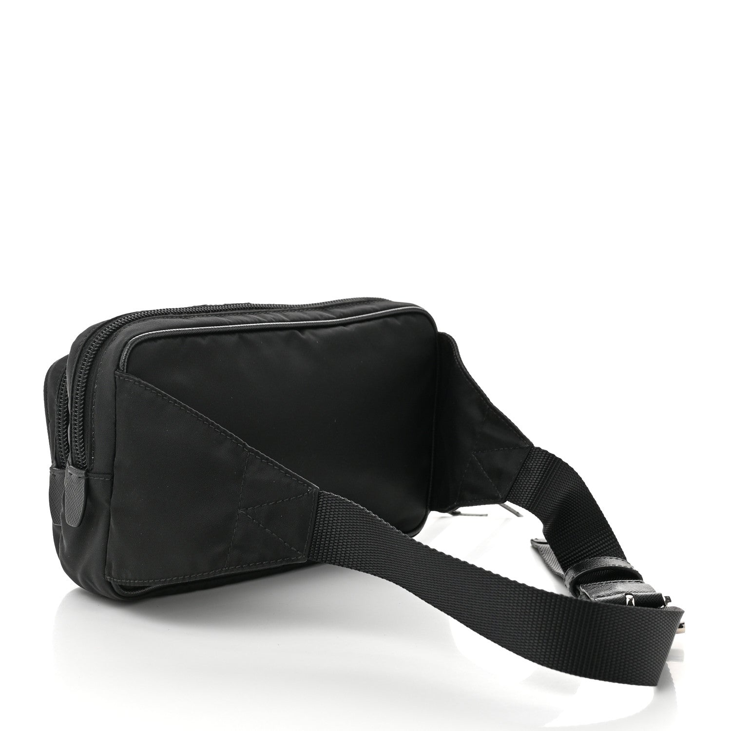 Prada Tessuto Nylon Belt Bag Black 3 of 10