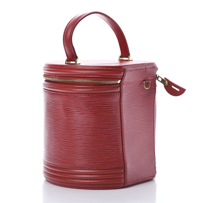 Louis Vuitton Epi Cannes Castillan Red 3 of 15