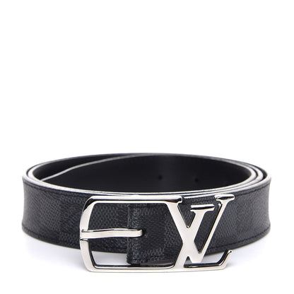 Louis Vuitton Damier Graphite 30mm Neogram LV Belt 100 40 1 of 10
