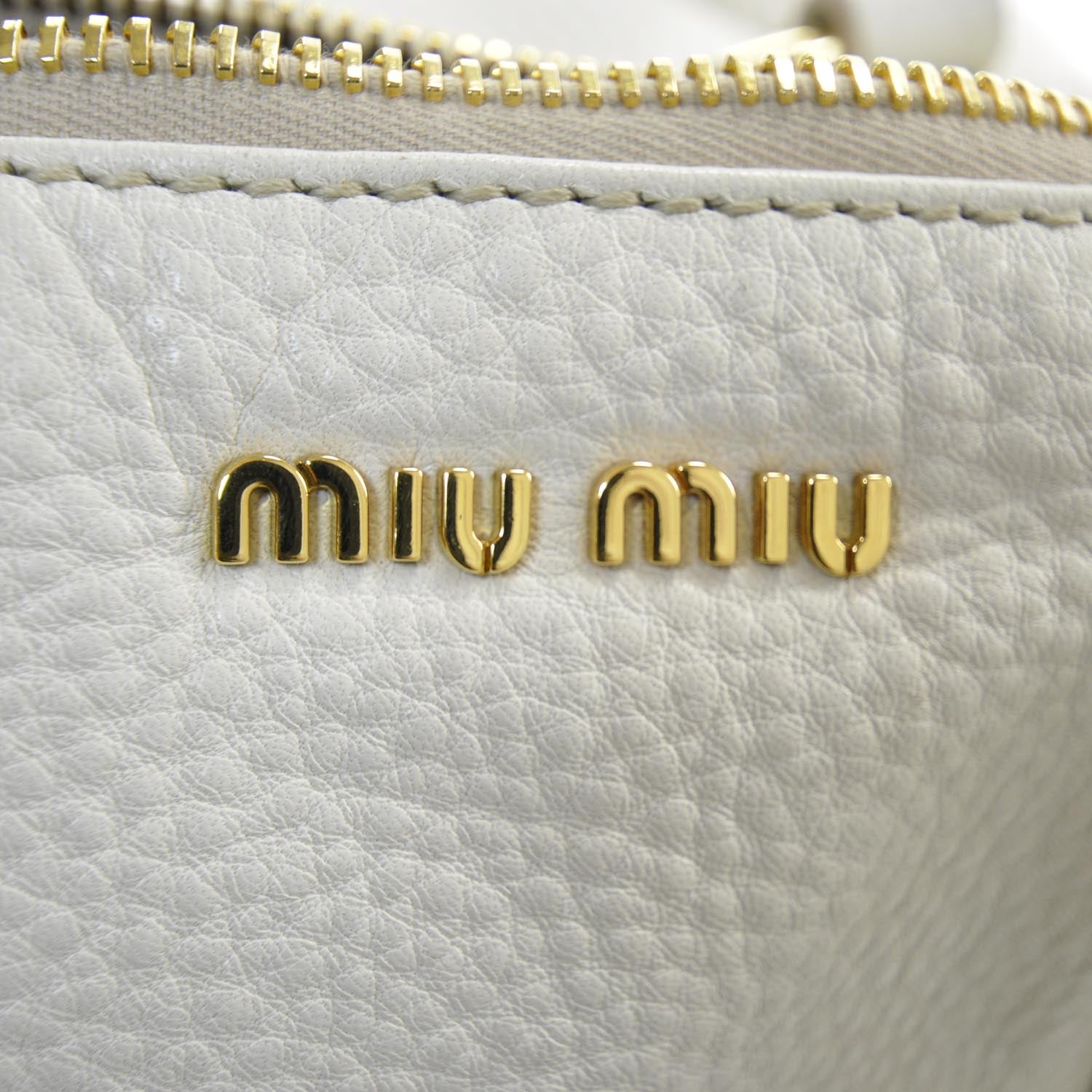Miu Miu Leather Shoulder Bag 11 of 12