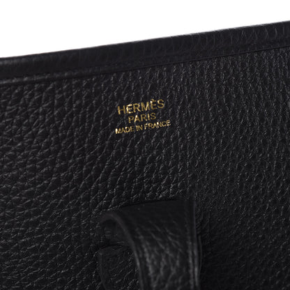 Hermes Taurillon Clemence Evelyne III PM Black 6 of 10