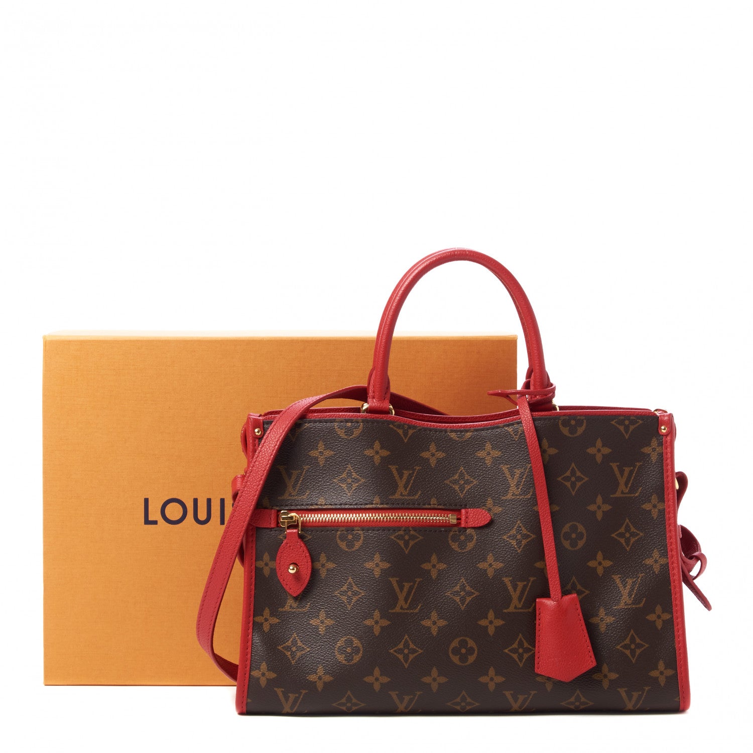 Louis Vuitton Monogram Popincourt PM Red 9 of 9