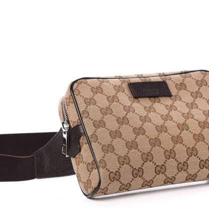 Gucci Monogram Belt Bag Dark Brown 8 of 10