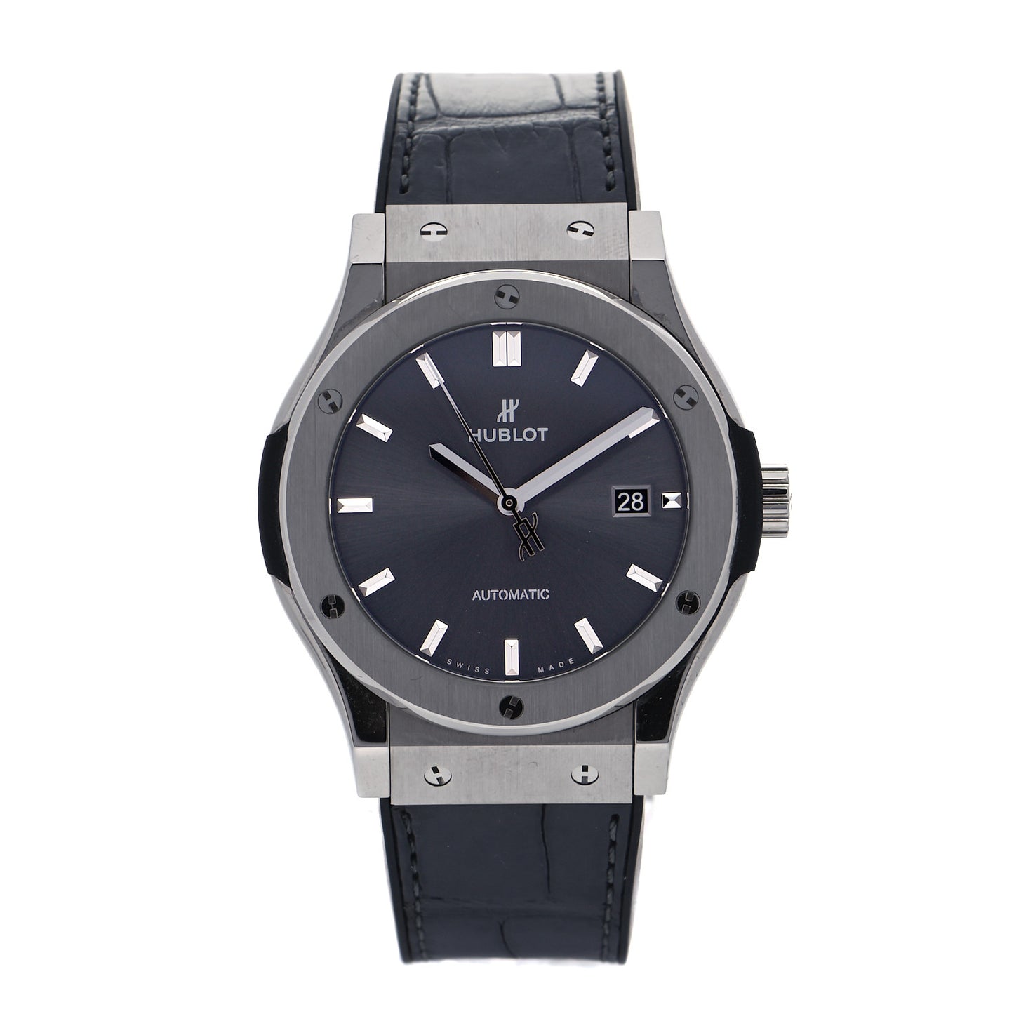 Titanium Alligator 42mm Classic Fusion Automatic Watch Grey 542.NX.7071.LR