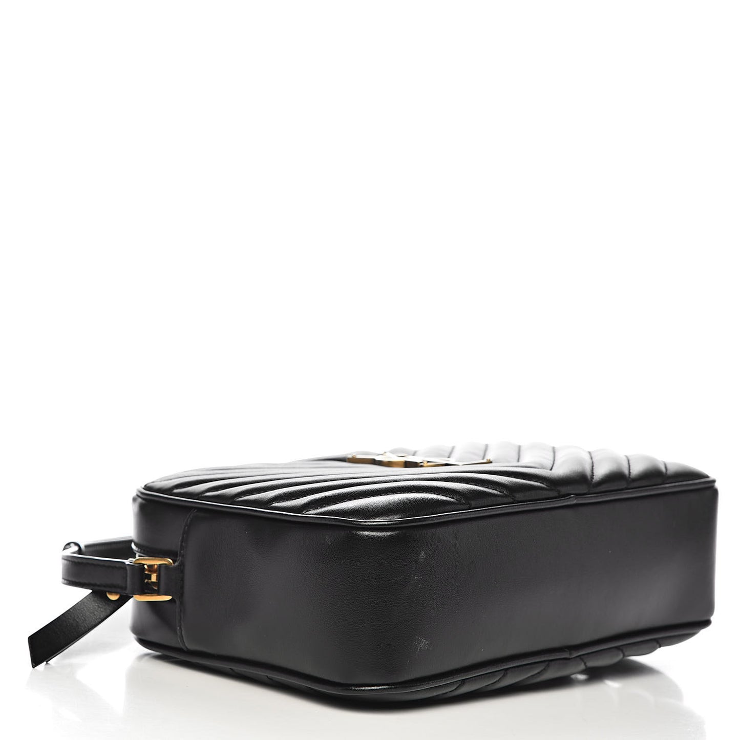 Calfskin Matelasse Monogram Lou Camera Bag Black