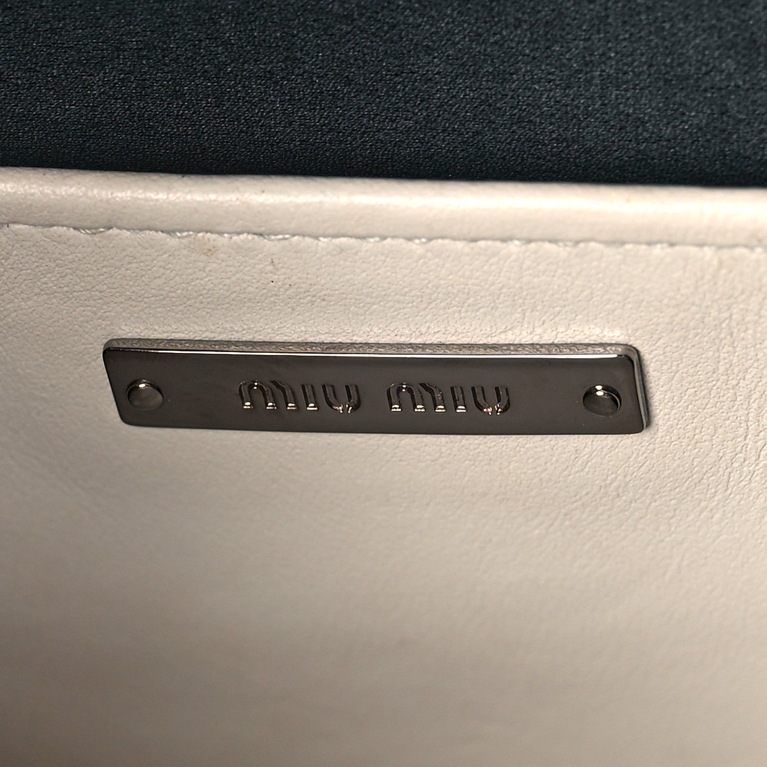 Miu Miu Nappa Matelasse Convertible Satchel Argilla Talco 5 of 11