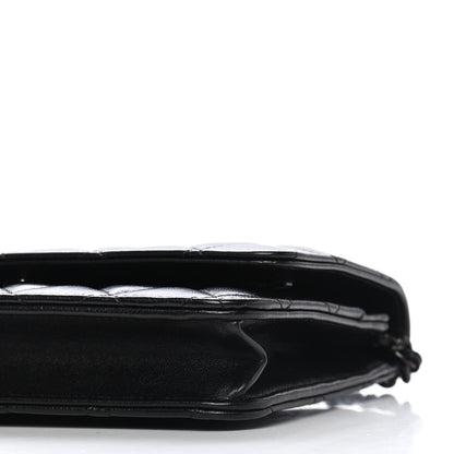 Chanel Lambskin Quilted Wallet On Chain WOC So Black 9 of 9