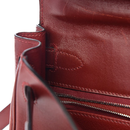 Hermes Box Kelly Retourne 28 Rouge H 10 of 48