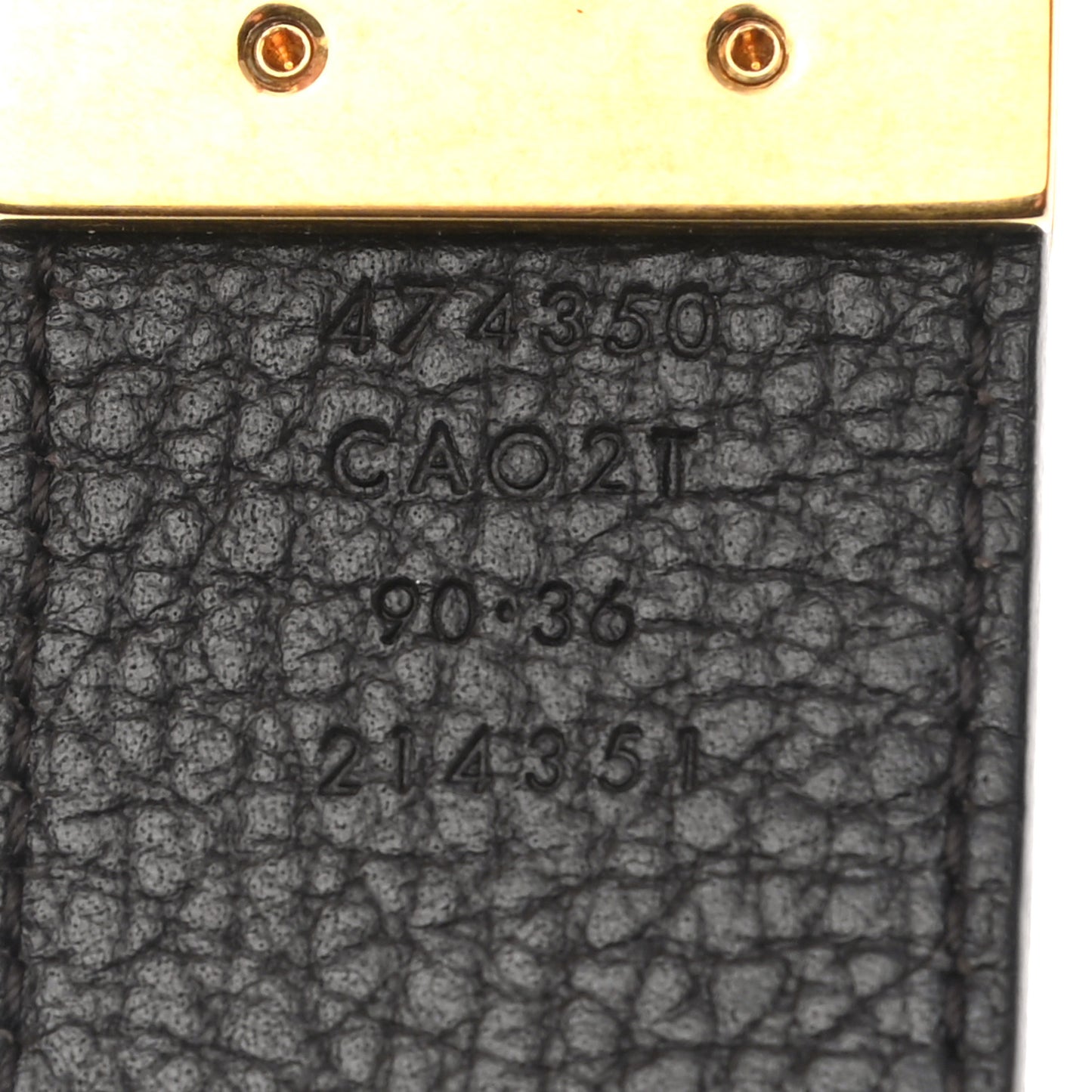 Calfskin Double G Reversible 37mm Belt 90 36 Black Cocoa