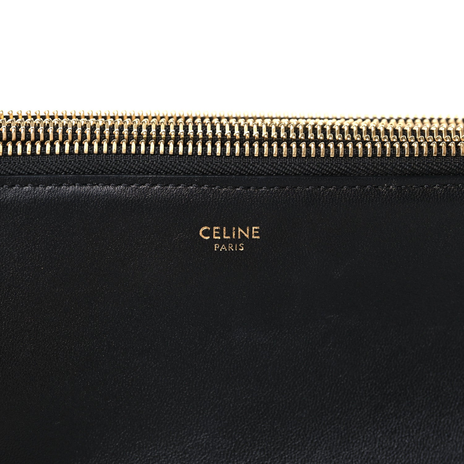 Celine Lambskin Large Trio Crossbody Bag Black 8 of 11