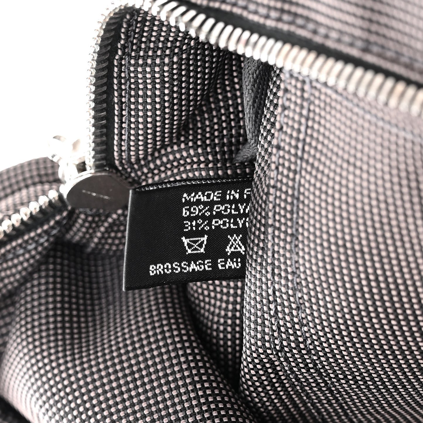 Toile Fourre Tout MM Grey Black