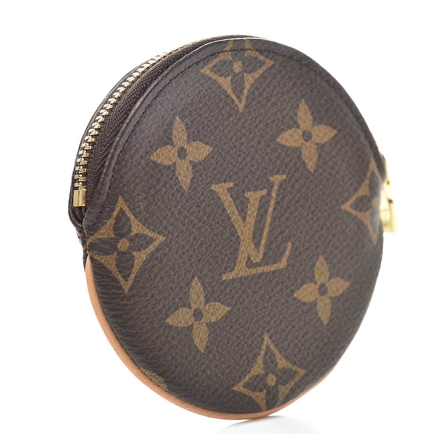Monogram Round Coin Purse