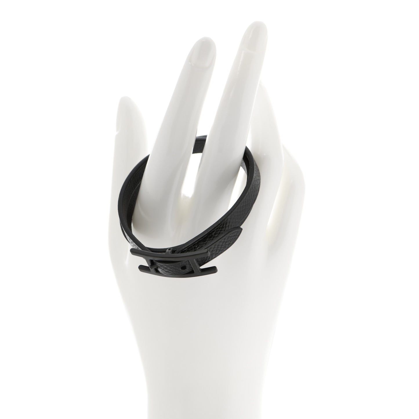 Epsom Behapi Double Tour Bracelet Black